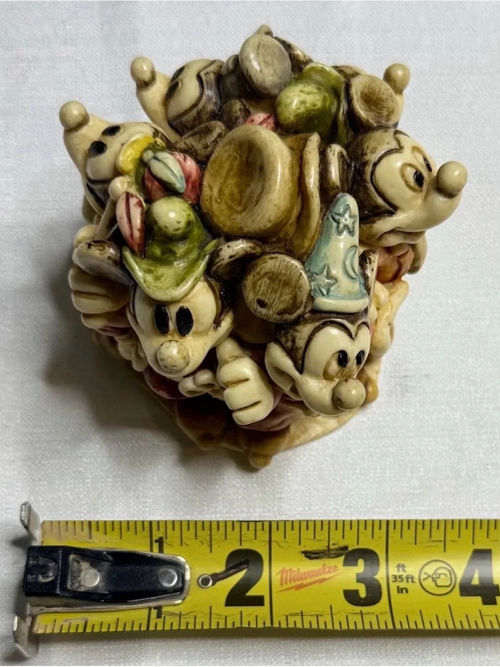 Vintage Disney Harmony Kingdom Mickey Through The Years Collectible Trinket Box